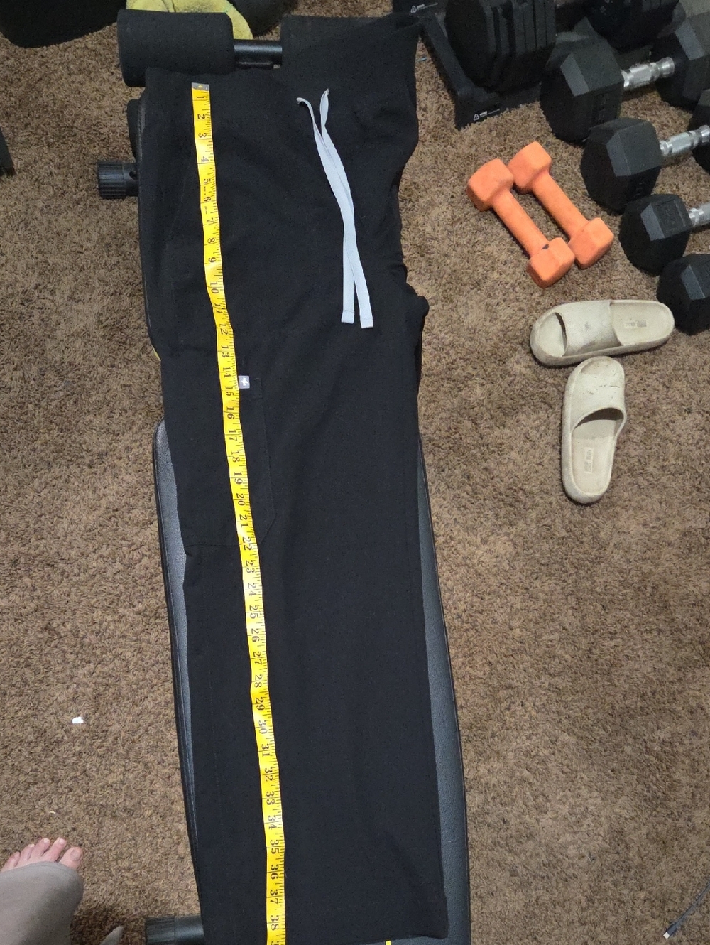 Figs Isabel High Waisted Wide Leg Scrub Pants - Short